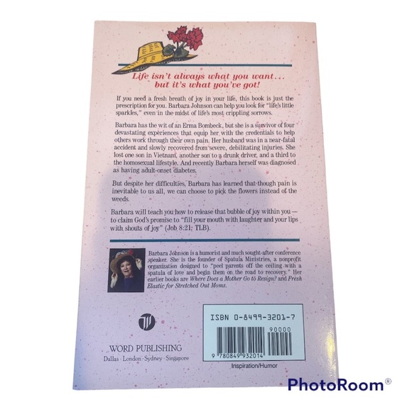 So Stick a Geranium in Your Hat and Be Happy by Barbara Johnson - Picture 2 of 2